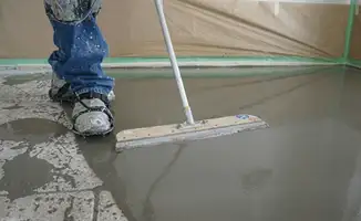 Uneven floor being professionally repaired in Pembroke Pines, FL
